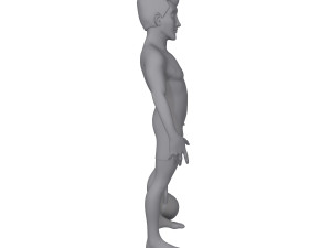 bodybuilder cartoon Modèle 3D
