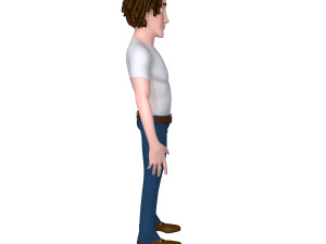 man cartoon 01 3D Model