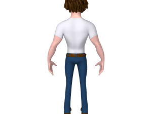 man cartoon 01 3D Model