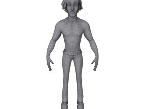 man cartoon 01 3D Model