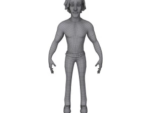desenho animado homem 01 Modelo 3D