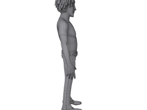 man cartoon 01 3D Model