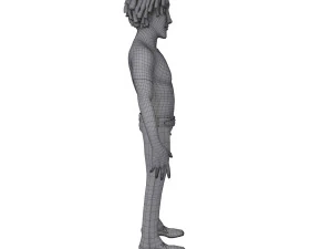 desenho animado homem 01 Modelo 3D