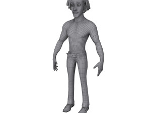 man cartoon 01 3D Model