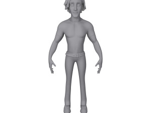 man cartoon 01 3D Model