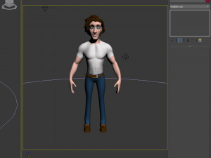 man cartoon 01 3D Model