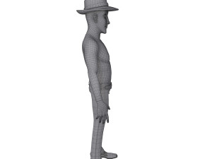 man cartoon 02 Model 3D