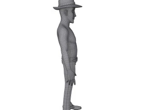 man cartoon 02 3D Model
