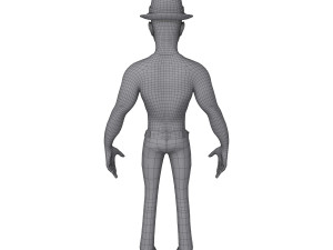 man cartoon 02 Model 3D