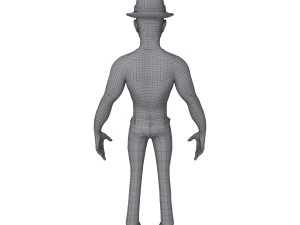 man cartoon 02 3D Model