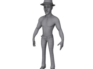 man cartoon 02 Model 3D
