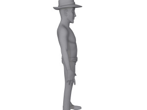 man cartoon 02 Model 3D