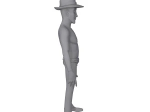 man cartoon 02 3D Model