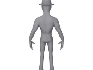 man cartoon 02 Model 3D