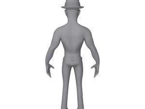 man cartoon 02 3D Model