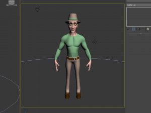 man cartoon 02 Model 3D