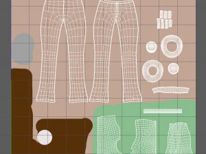 man cartoon 02 3D Model