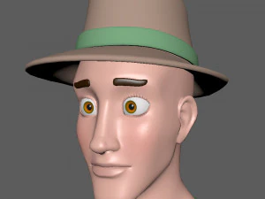 man cartoon 02 3D Model