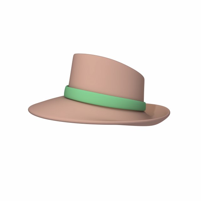 hat cartoon Modello 3D .c4d .max .obj .3ds .fbx .stl .blend 