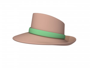 hat cartoon 3D Model