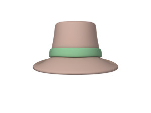 hat cartoon Modello 3D