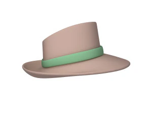 Hat cartoon 3D Model