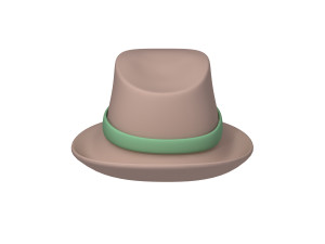 hat cartoon Modello 3D