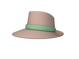 hat cartoon Modello 3D