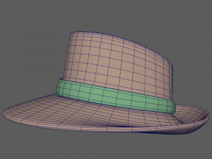 hat cartoon Modello 3D