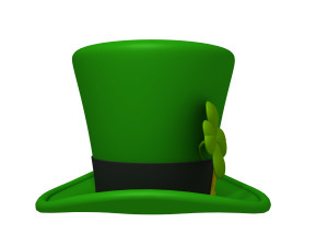 st patricks day leprechaun hat Modelo 3D