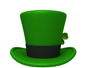 st patricks day leprechaun hat Modelo 3D