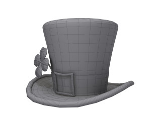st patricks day leprechaun hat Modelo 3D