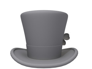st patricks day leprechaun hat Modelo 3D
