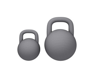kettle bell 3D मॉडल
