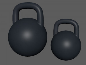 kettle bell 3D मॉडल