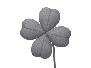 तिपतिया घास कार्टून 3D मॉडल