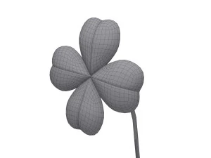 तिपतिया घास कार्टून 3D मॉडल