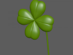 clover cartoon 3D Model