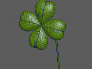 clover cartoon 3D Model