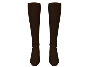 boots woman cartoon 3D-Modell