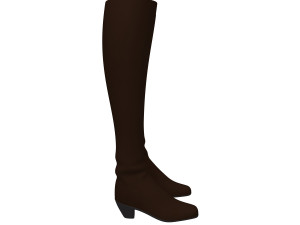 boots woman cartoon 3D-Modell