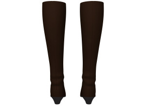 boots woman cartoon 3D-Modell