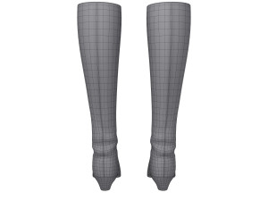 boots woman cartoon 3D-Modell