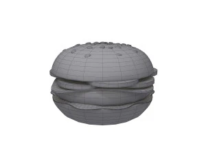 Kresk&oacute;wka burgera Model 3D