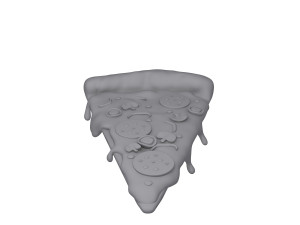 pizza slice cartoon 3D मॉडल