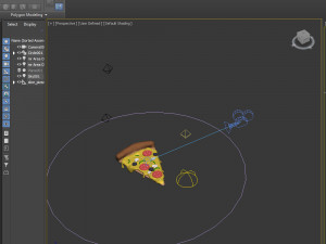 pizza slice cartoon 3D मॉडल