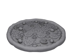 Pizza cartoon 3D Model