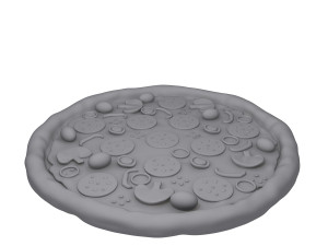 pizza cartoon 3D-Modell