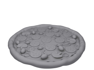 pizza cartoon 3D-Modell