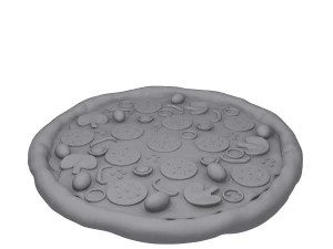Pizza cartoon 3D Model